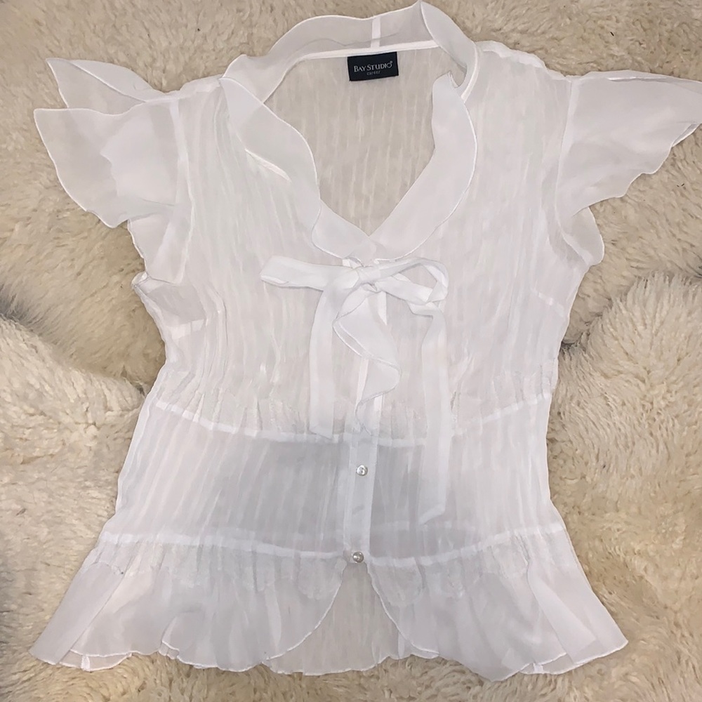Cream blouse